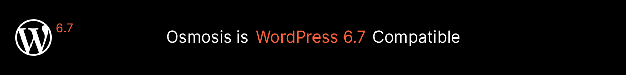 Osmosis WordPress 6.6